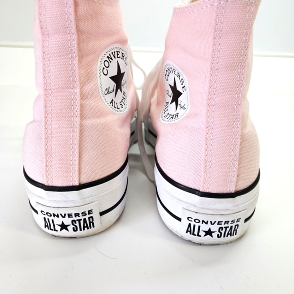 Converse Chuck Taylor All Star Lift Platform Pink High-Top Sneakers Women's 7 - Picture 3 of 7